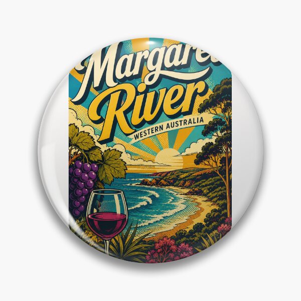 Item preview, Margaret River Western Australia with Leeuwin Naturaliste Coast designed and sold by Places On Earth.
