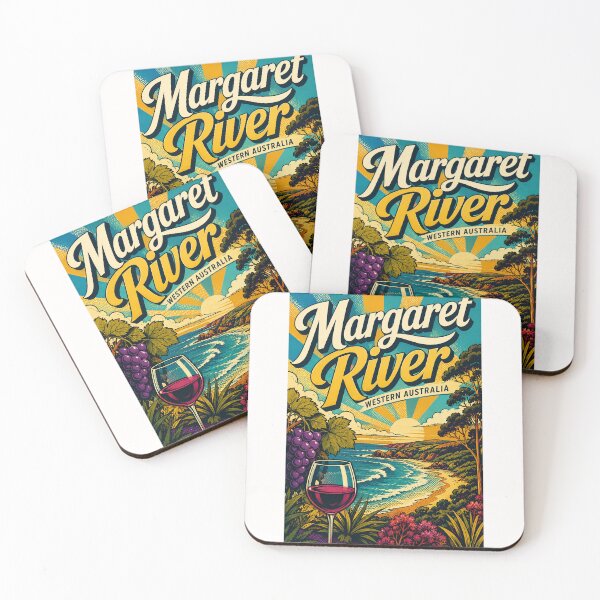 Item preview, Margaret River Western Australia with Leeuwin Naturaliste Coast designed and sold by Places On Earth.