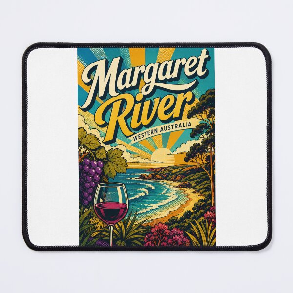 Item preview, Margaret River Western Australia with Leeuwin Naturaliste Coast designed and sold by Places On Earth.