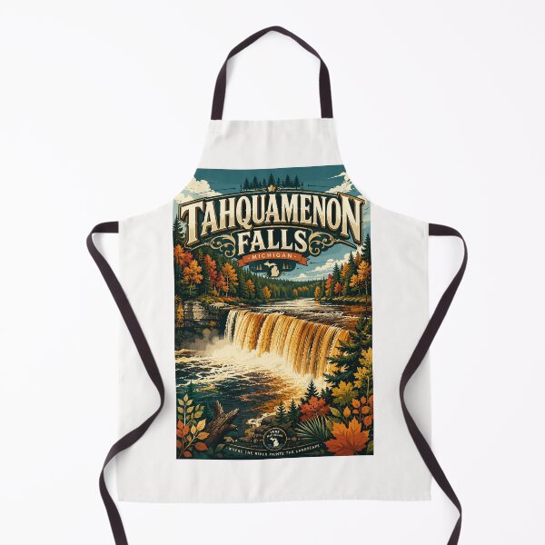Item preview, Tahquamenon Falls Michigan Upper Peninsula Autumn River Landscape designed and sold by Places On Earth.