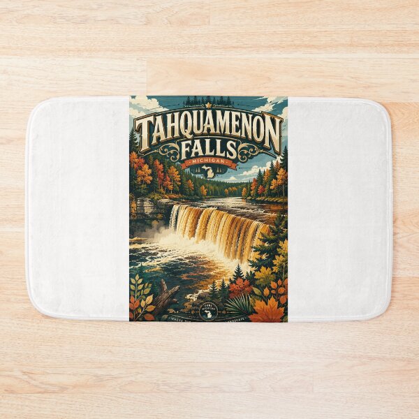 Item preview, Tahquamenon Falls Michigan Upper Peninsula Autumn River Landscape designed and sold by Places On Earth.