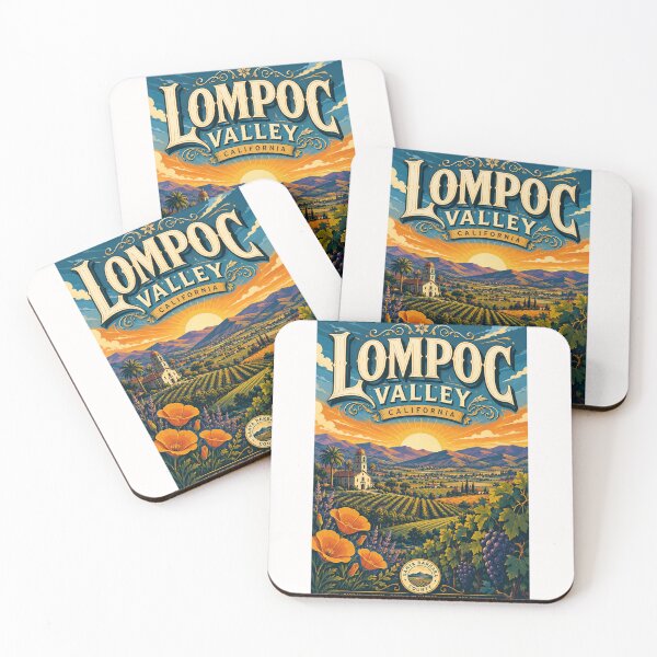 Item preview,  Lompoc Valley Santa Barbara County California Vineyard Landscape designed and sold by Places On Earth.