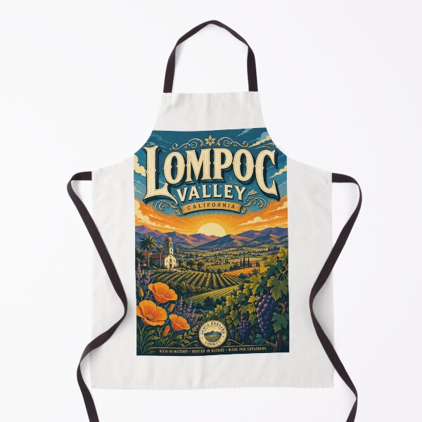 Item preview, Lompoc Valley Santa Barbara County California Vineyard Landscape designed and sold by Places On Earth.