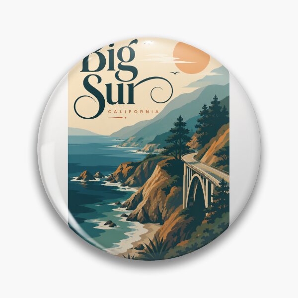 Item preview, Big Sur California Bixby Creek Bridge Pacific Coast Highway designed and sold by Places On Earth.