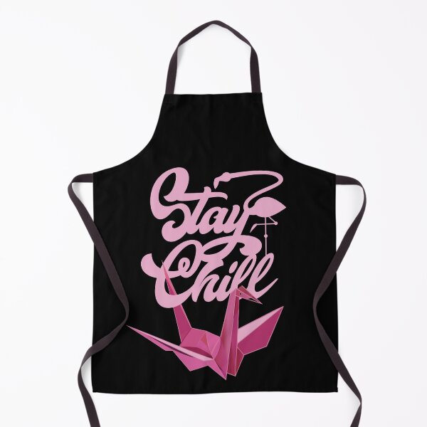 Item preview, Stay Chill Flamingo | Pink Origami Bird Typography Design designed and sold by UglyCattt.
