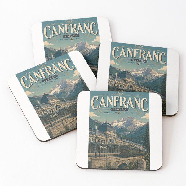 Item preview, Canfranc International Railway Station Aragón Spanish Pyrenees designed and sold by Places On Earth.