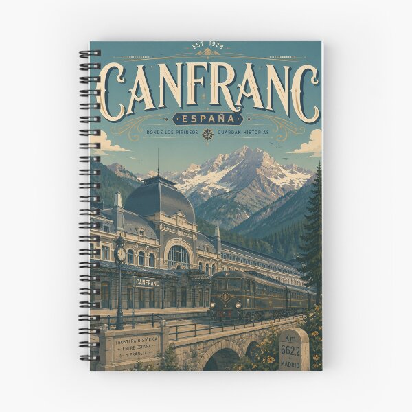 Item preview, Canfranc International Railway Station Aragón Spanish Pyrenees designed and sold by Places On Earth.