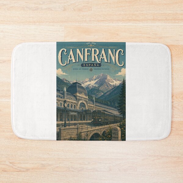 Item preview, Canfranc International Railway Station Aragón Spanish Pyrenees designed and sold by Places On Earth.