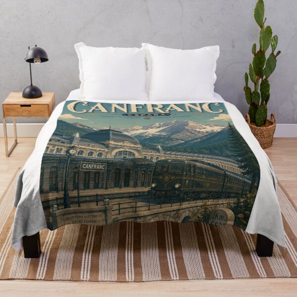 Item preview, Canfranc International Railway Station Aragón Spanish Pyrenees designed and sold by Places On Earth.