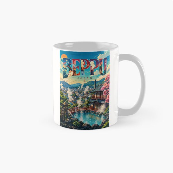 Item preview, Beppu Ōita Japan Famous Hot Spring Town designed and sold by Places On Earth.