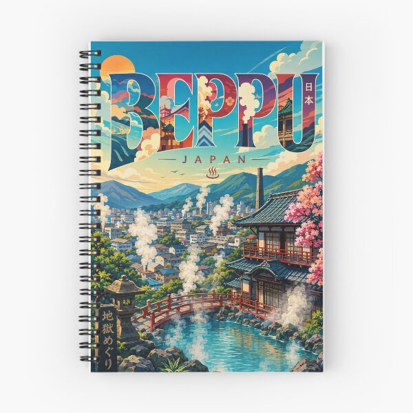 Item preview, Beppu Ōita Japan Famous Hot Spring Town designed and sold by Places On Earth.