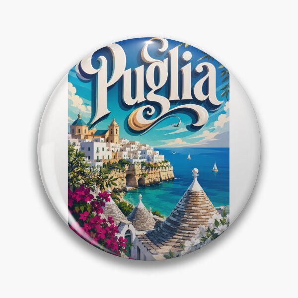 Item preview, Puglia Italy Adriatic Coast and Polignano a Mare designed and sold by Places On Earth.