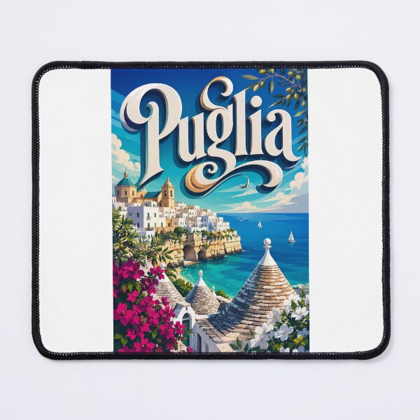 Item preview, Puglia Italy Adriatic Coast and Polignano a Mare designed and sold by Places On Earth.