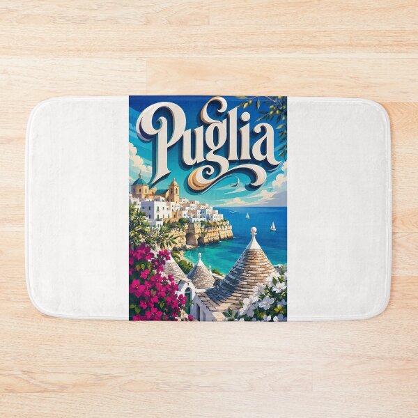 Item preview, Puglia Italy Adriatic Coast and Polignano a Mare designed and sold by Places On Earth.