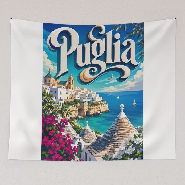 Item preview, Puglia Italy Adriatic Coast and Polignano a Mare designed and sold by Places On Earth.