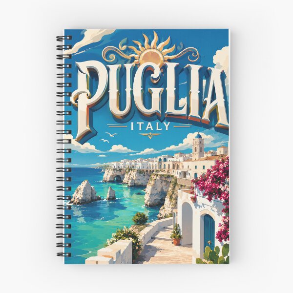 Item preview, Puglia Italy Coastal Cliffs and Adriatic Seascape designed and sold by Places On Earth.