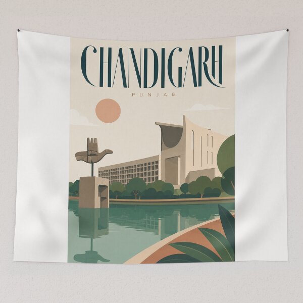 Item preview, Chandigarh Capitol Complex Punjab India designed and sold by Places On Earth.