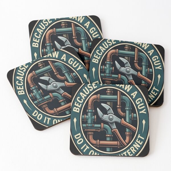Item preview, Because You Saw A Guy Do It On The Internet - Funny DIY Plumbing designed and sold by OwlStudioshop.