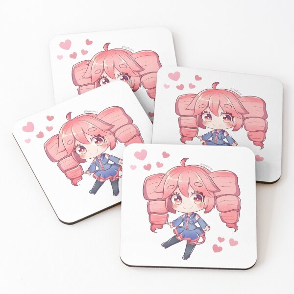 Item preview, Kasane Teto pillow Japanese Vocaloid Fan Art designed and sold by RadiantGraphics.