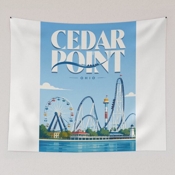 Item preview, Cedar Point Sandusky Lake Erie Ohio designed and sold by Places On Earth.