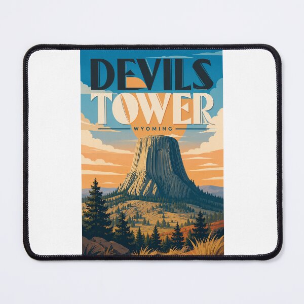Item preview, Devils Tower National Monument Wyoming Black Hills designed and sold by Places On Earth.