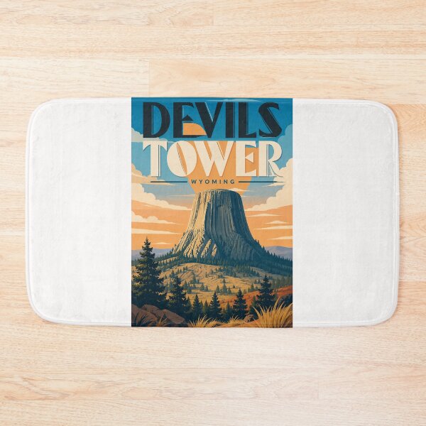Item preview, Devils Tower National Monument Wyoming Black Hills designed and sold by Places On Earth.