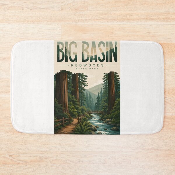 Item preview, Big Basin Redwoods State Park Santa Cruz Mountains California designed and sold by Places On Earth.