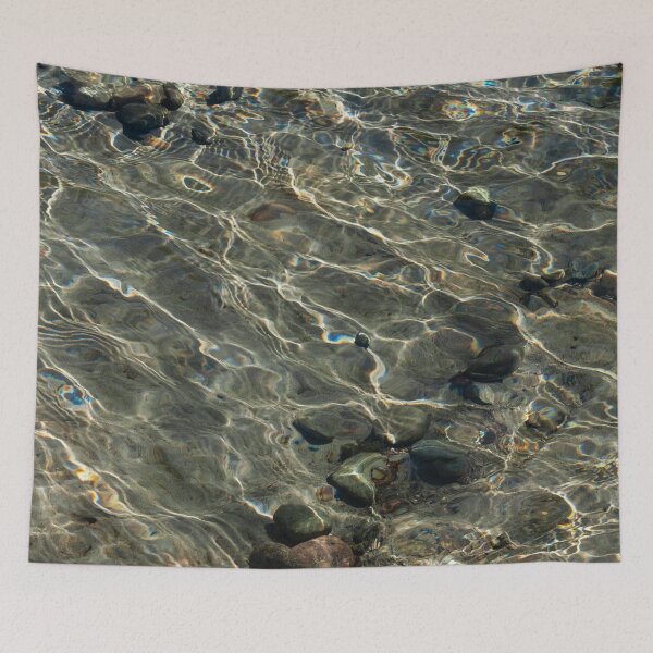 Item preview, Crystal Clear Water Texture | Patagonian River Photography designed and sold by elcarnero.