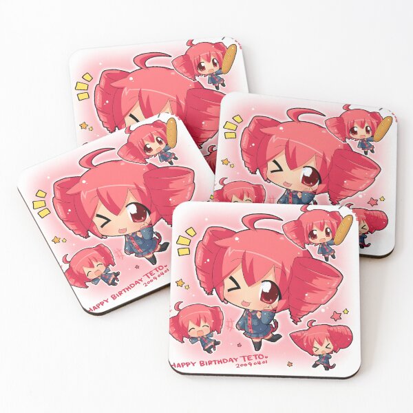 Item preview, Kasane Teto Anime Socks Japanese Vocaloid Fan Art designed and sold by RadiantGraphics.