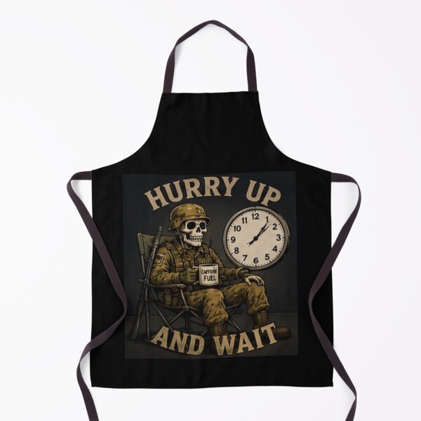 Item preview, Hurry Up and Wait designed and sold by bootcamp911.