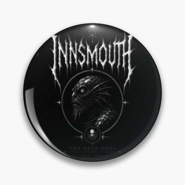 Item preview, Innsmouth Black Metal T-Shirt | The Deep Ones Lovecraft Horror Band Design designed and sold by Extravanganzza.
