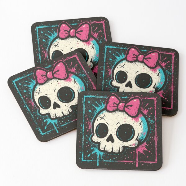 Item preview, Glam Blam Bow Skull designed and sold by Monkeysalad.