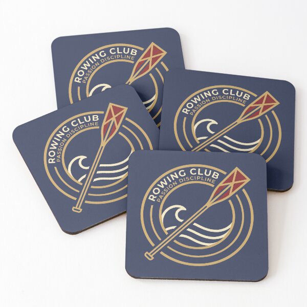 Item preview, Rowing Club Passion Discipline Vintage Crew Oar Nautical Crest Graphic designed and sold by KiwiRider.