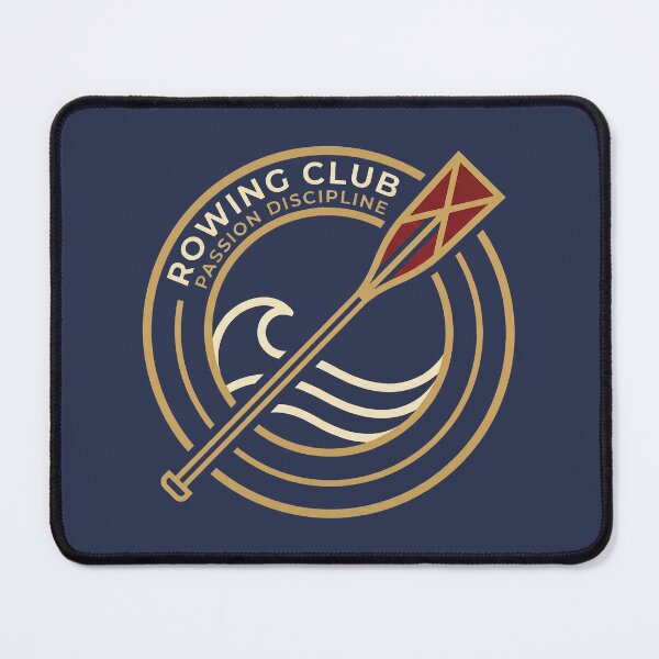 Item preview, Rowing Club Passion Discipline Vintage Crew Oar Nautical Crest Graphic designed and sold by KiwiRider.