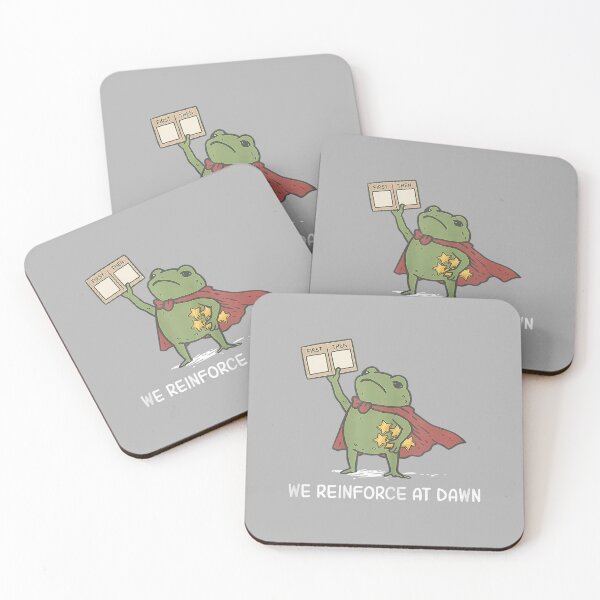 Item preview, We Reinforce At Dawn Funny Frog RBT ABA Behavior Therapist designed and sold by ArleneRowe.