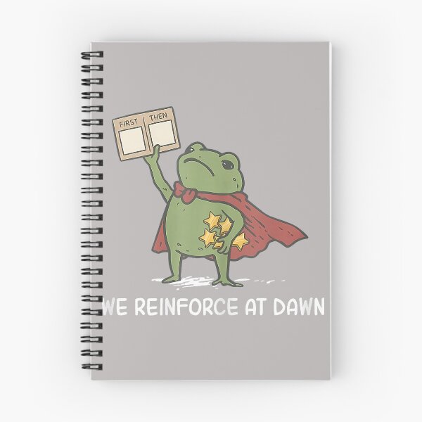 Item preview, We Reinforce At Dawn Funny Frog RBT ABA Behavior Therapist designed and sold by ArleneRowe.