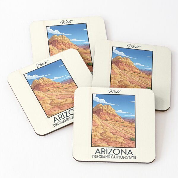 Item preview, Arizona Scenic Vintage Style Travel Advert designed and sold by Dimensionality.