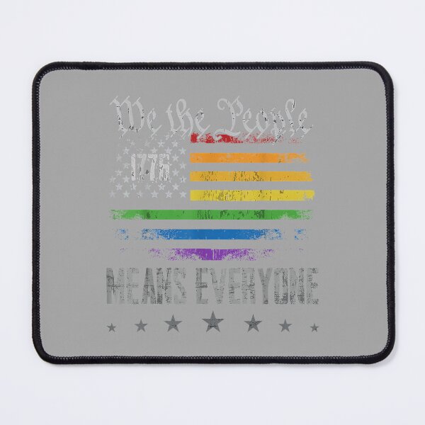 Item preview, We The People Means Everyone LGBTQ Support Gay Pride Ally designed and sold by ArleneRowe.
