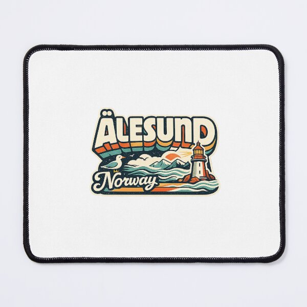 Item preview, Ålesund Norway Coastal Lighthouse and Sunnmøre Fjord Landscape designed and sold by Aryabek.