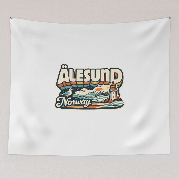 Item preview, Ålesund Norway Coastal Lighthouse and Sunnmøre Fjord Landscape designed and sold by Aryabek.