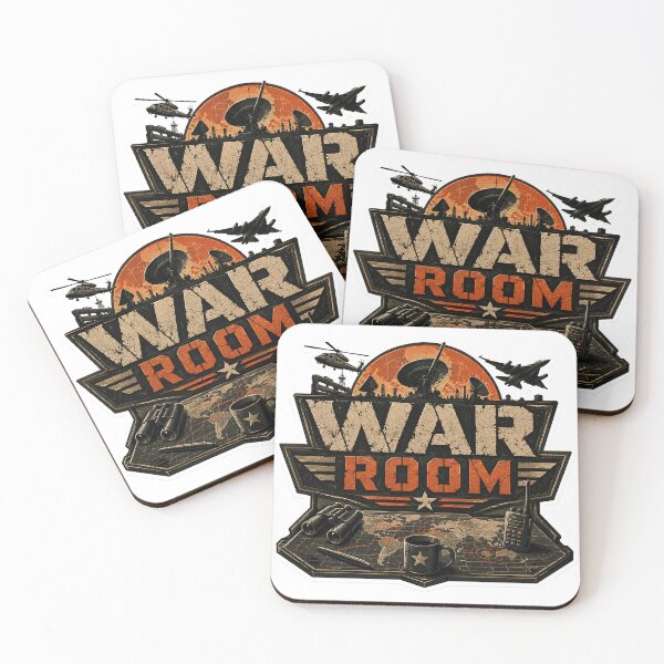 Item preview, War Room Command Center Military Strategy Vintage Tactical Graphic designed and sold by Abidel.