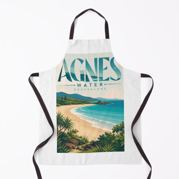 Item preview, Agnes Water Queensland Australia Coral Coast Beach Panorama designed and sold by Aryabek.