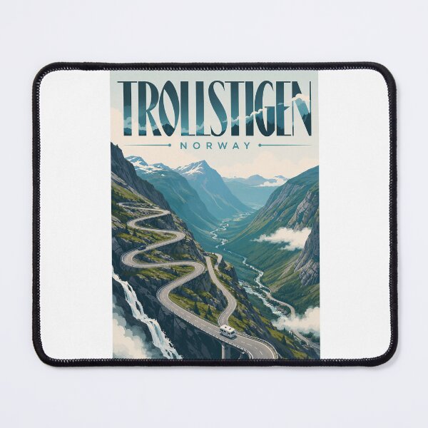 Item preview, Trollstigen Norway Mountain Road through Romsdal Valley designed and sold by Aryabek.