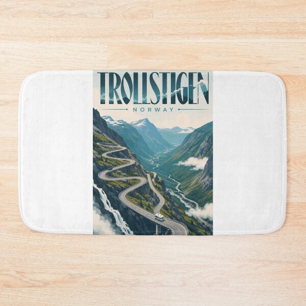 Item preview, Trollstigen Norway Mountain Road through Romsdal Valley designed and sold by Aryabek.