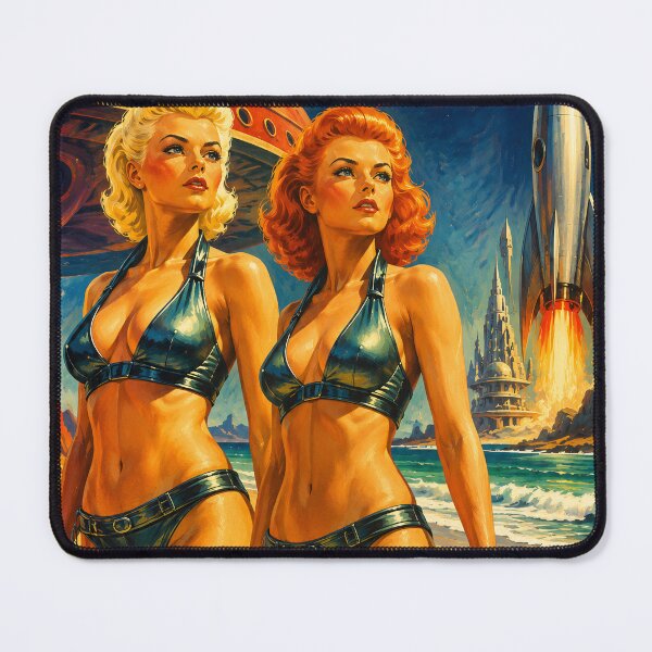 Item preview, Space Sirens Poster #3 designed and sold by Moviebuff91.