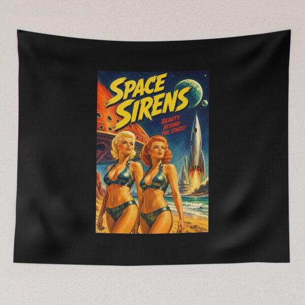 Item preview, Space Sirens Poster #3 designed and sold by Moviebuff91.