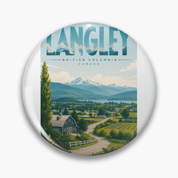 Item preview, Langley British Columbia Canada Fraser Valley Mountain Landscape designed and sold by Aryabek.