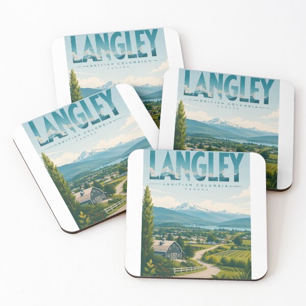 Item preview, Langley British Columbia Canada Fraser Valley Mountain Landscape designed and sold by Aryabek.