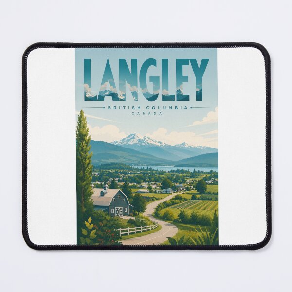 Item preview, Langley British Columbia Canada Fraser Valley Mountain Landscape designed and sold by Aryabek.