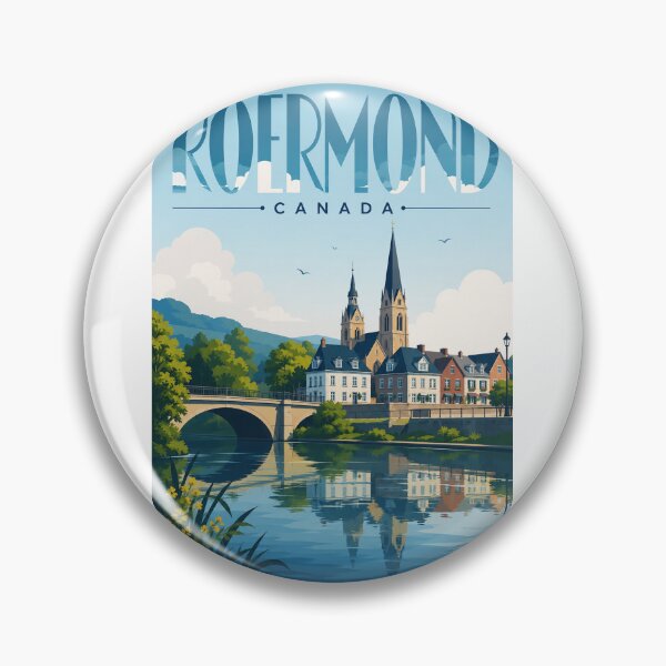 Item preview, Roermond Limburg Historic Cathedral and Riverfront designed and sold by Aryabek.
